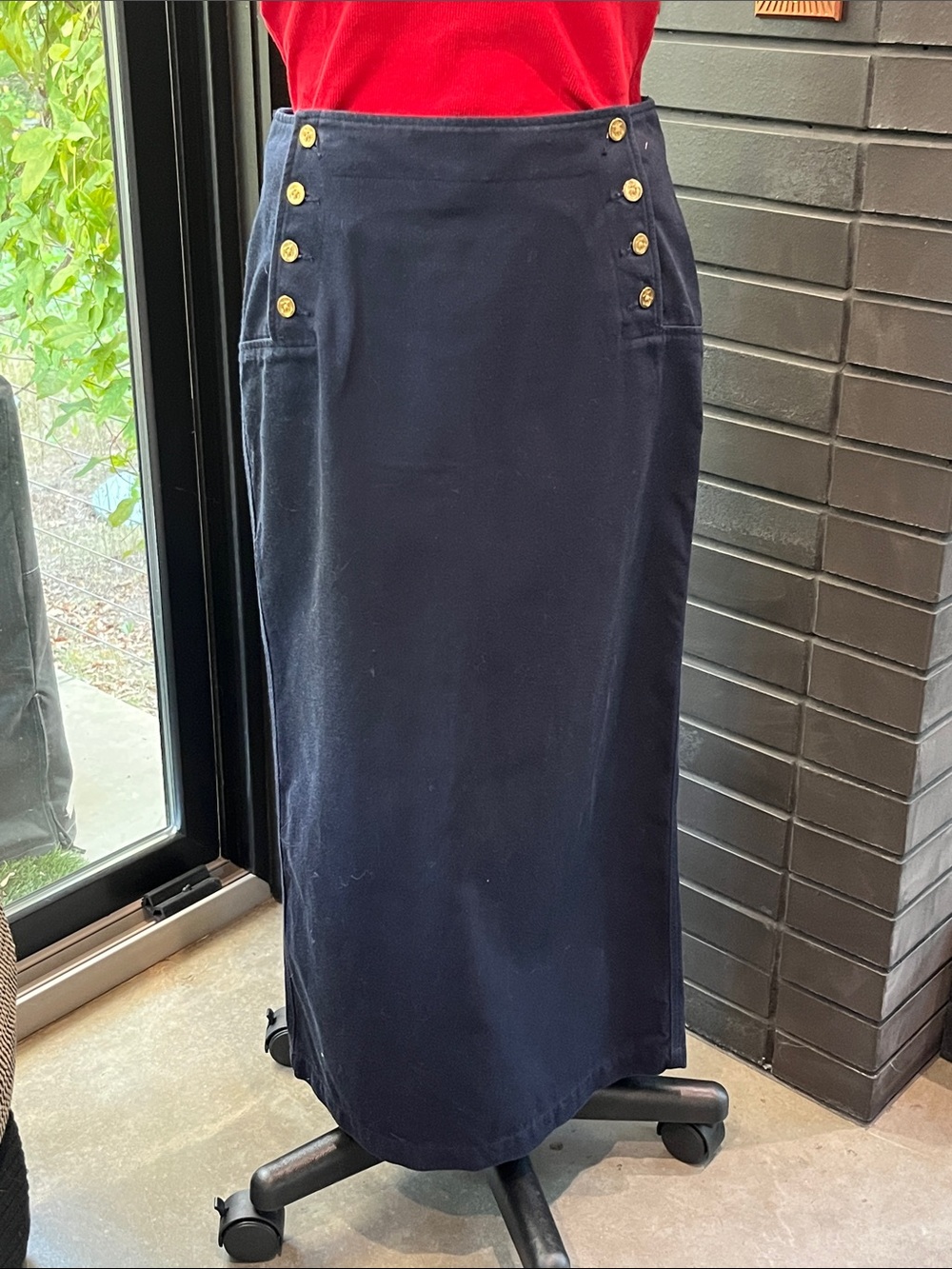 Ralph Lauren Nautical Pencil Skirt